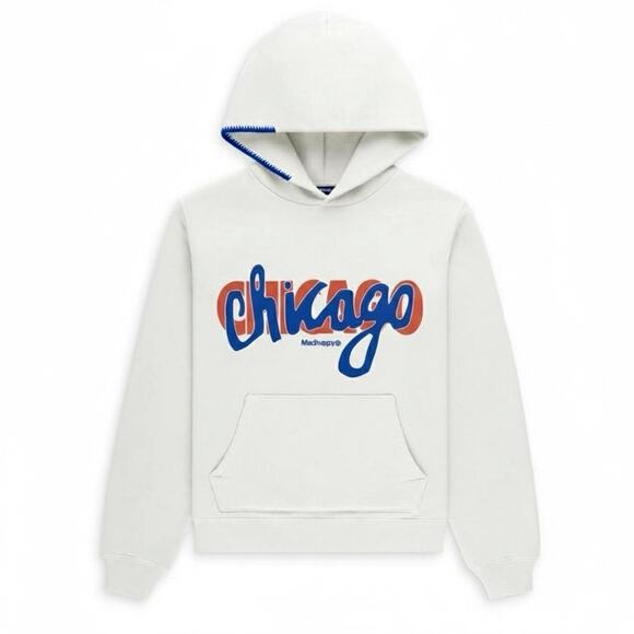 Madhappy Limited Edition Chicago Hooded Sweatshirt Size Unisex Large NWT - Picture 1 of 9